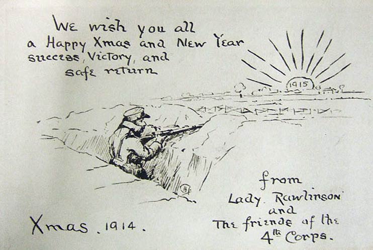 Christmas card 1914