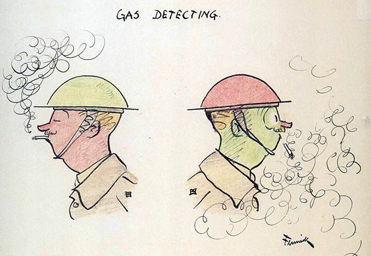 Gas detector cartoons
