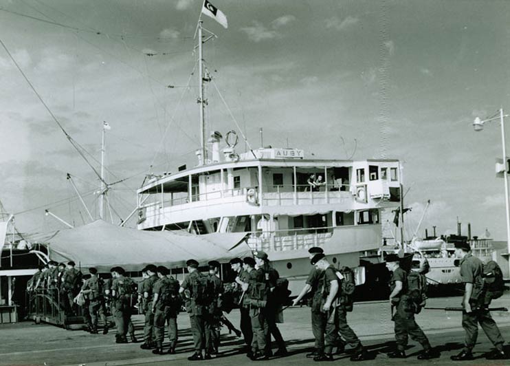 MV Auby at Keppel Harbour 1965