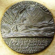 Lusitania medallion