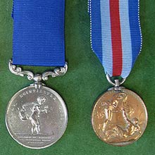 Private (Rifleman) L. A. Wootton medals