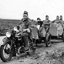 The King’s Royal Rifle Corps motor-cycle reconnaissance battalion