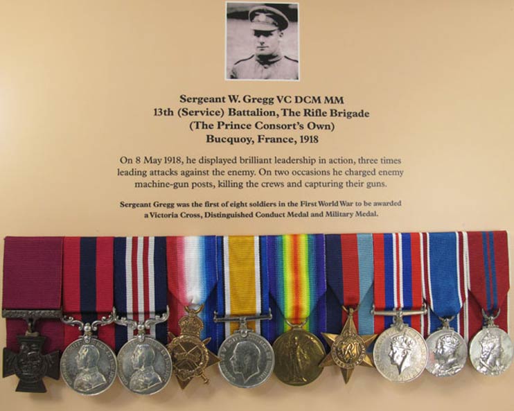 Sergeant Gregg's medals