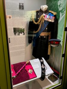 New display case featuring th ensignia of FM Lord Bramall