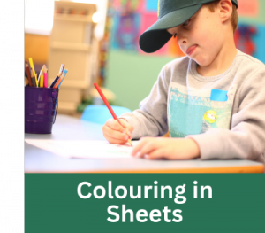 Colouring in sheets